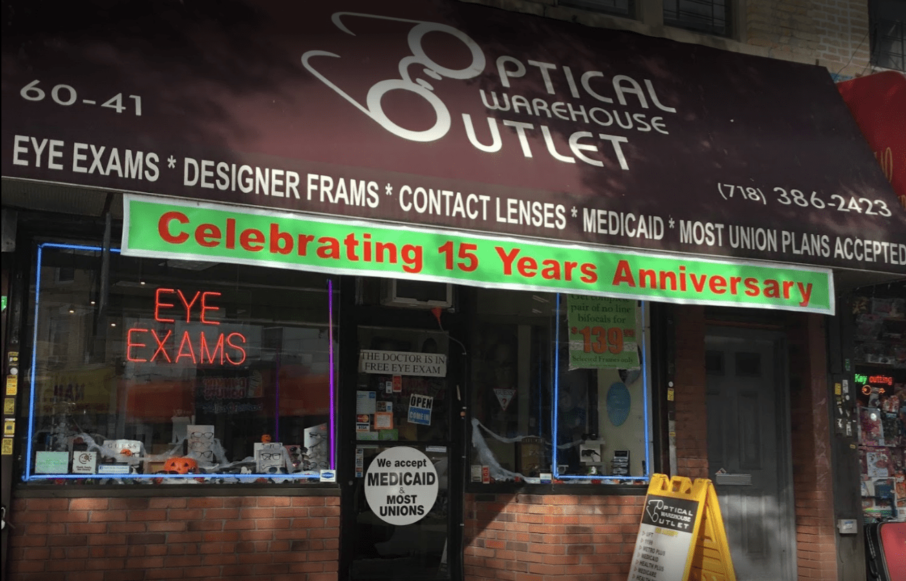Optical Warehouse Outlet NY Eye Doctor Near 11385